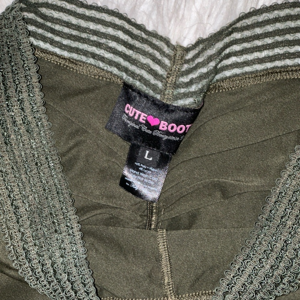 Cute booty lounge Sexy Olive new Gym And Yoga Squat Leggings Size L- X-L… - Picture 8 of 13